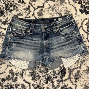 Miss Me low rise shorts